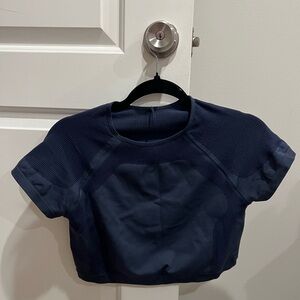 GARAGE Small Blue Crop Top